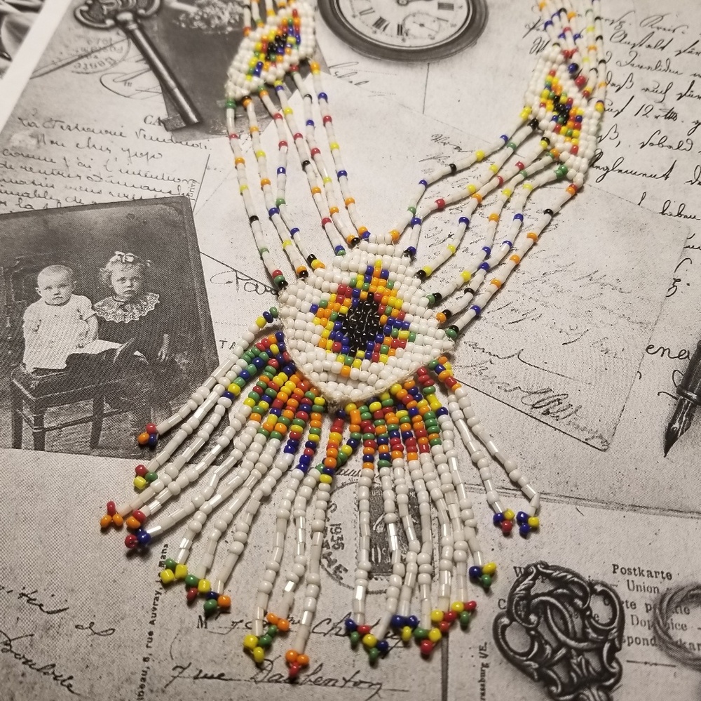 Stunning VTG Native Necklace - Picture 7 of 7